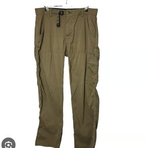 Prana 36x32 Men's Olive Hiking Zion Pants